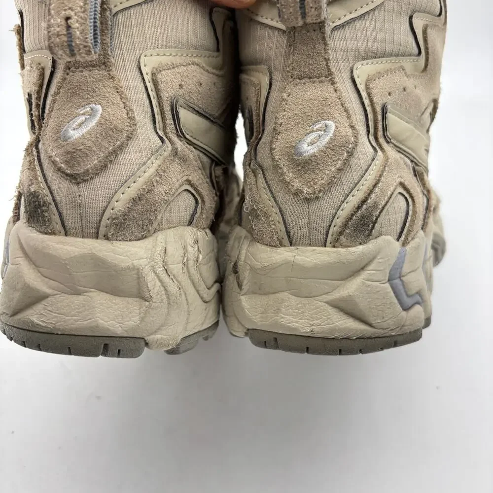 ASICS GEL Nandi Hi Tan Suede Trail Sneaker Boots Mens 11.5 Tactical Gorpcore